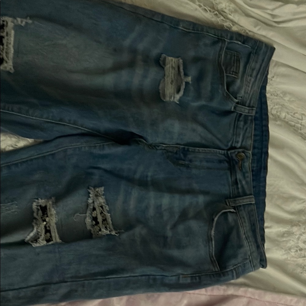 Sale today! Distressed Blue Jeans - Picture 9 of 12